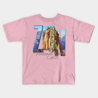 Zion National Park, Utah Kids T-Shirt